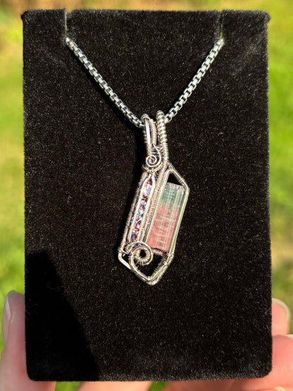 Tourmaline & Alexandrite Amulet