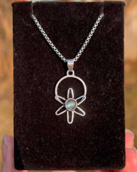 Labradorite Flower