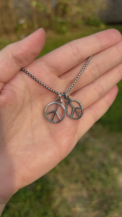 Peace Day charm pendants (big)