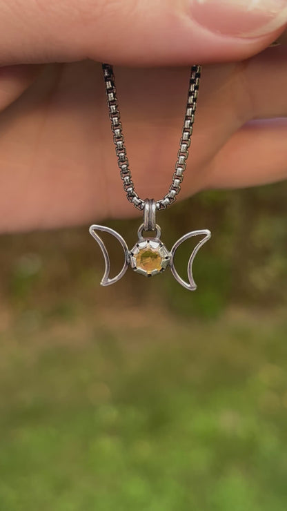 Triple Goddess Charm Pendant