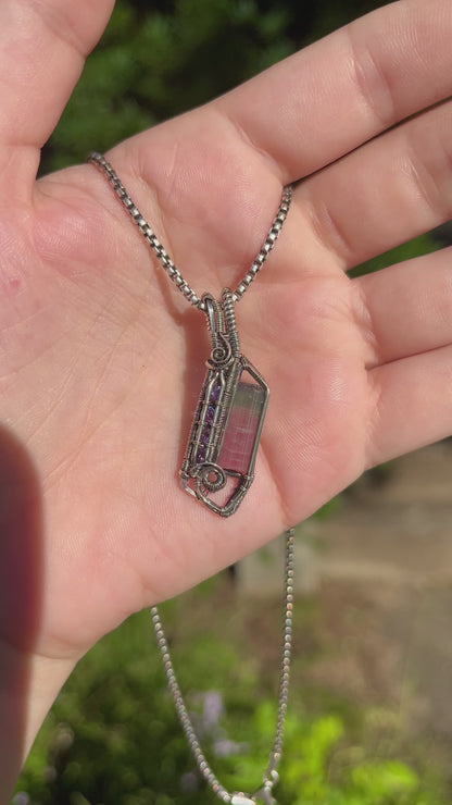 Tourmaline & Alexandrite Amulet