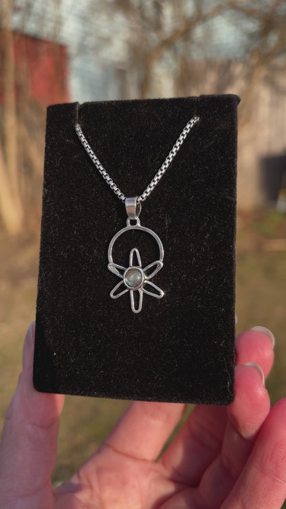 Labradorite Flower