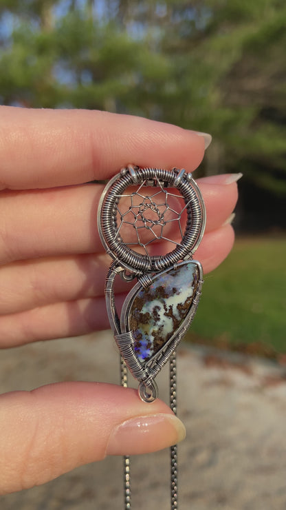 Boulder Opal Dreamcatcher