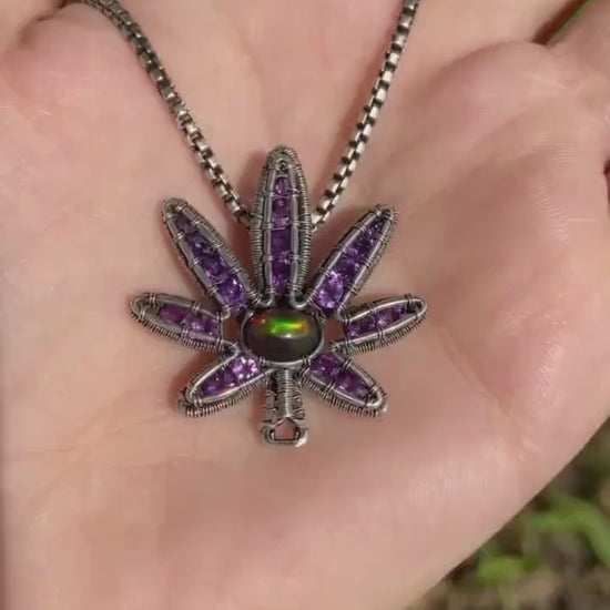 Cannabis Leaf Amulet