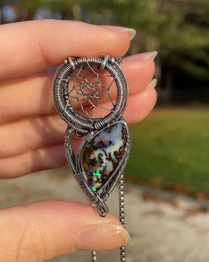 Boulder Opal Dreamcatcher