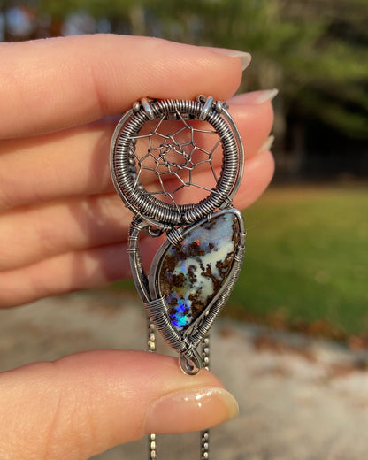 Boulder Opal Dreamcatcher